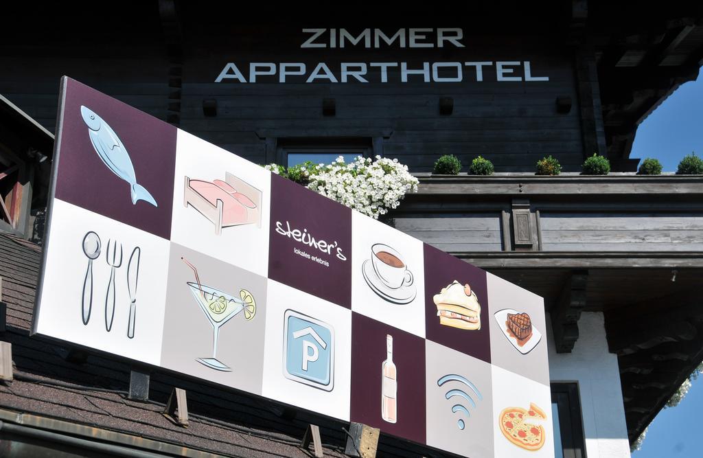 Apparthotel Restaurant Steiners Eben Im Pongau Exterior photo
